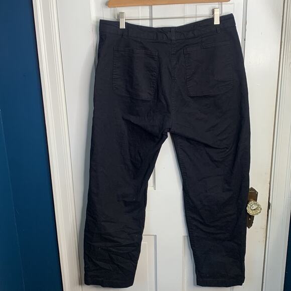 ABLE Ann Twill Straight Leg Pant In Black W-202 Sz 8 - Picture 8 of 11